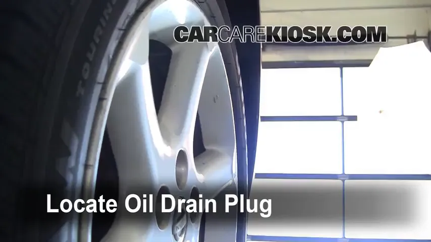 2002 Nissan Maxima GLE 3.5L V6 Oil Change Oil and Oil Filter